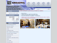 Tablet Screenshot of kreativa.hr